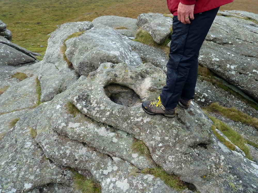Another eroded rock basin