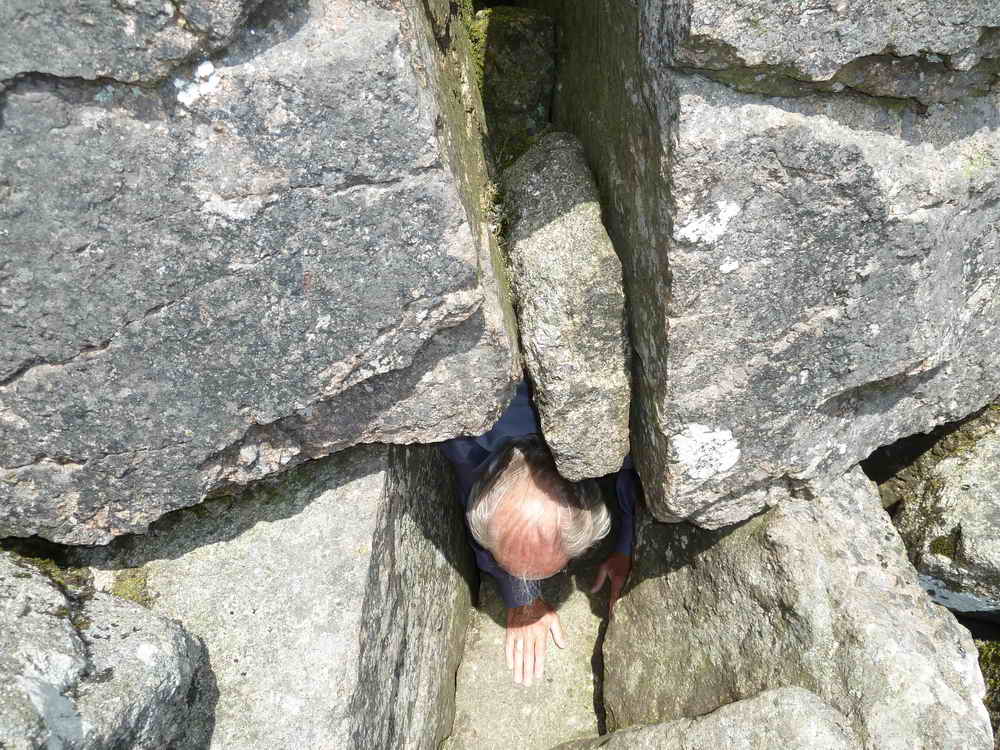 Getting in and out of Pixies Cave is very difficult except for smaller people, like Pixies