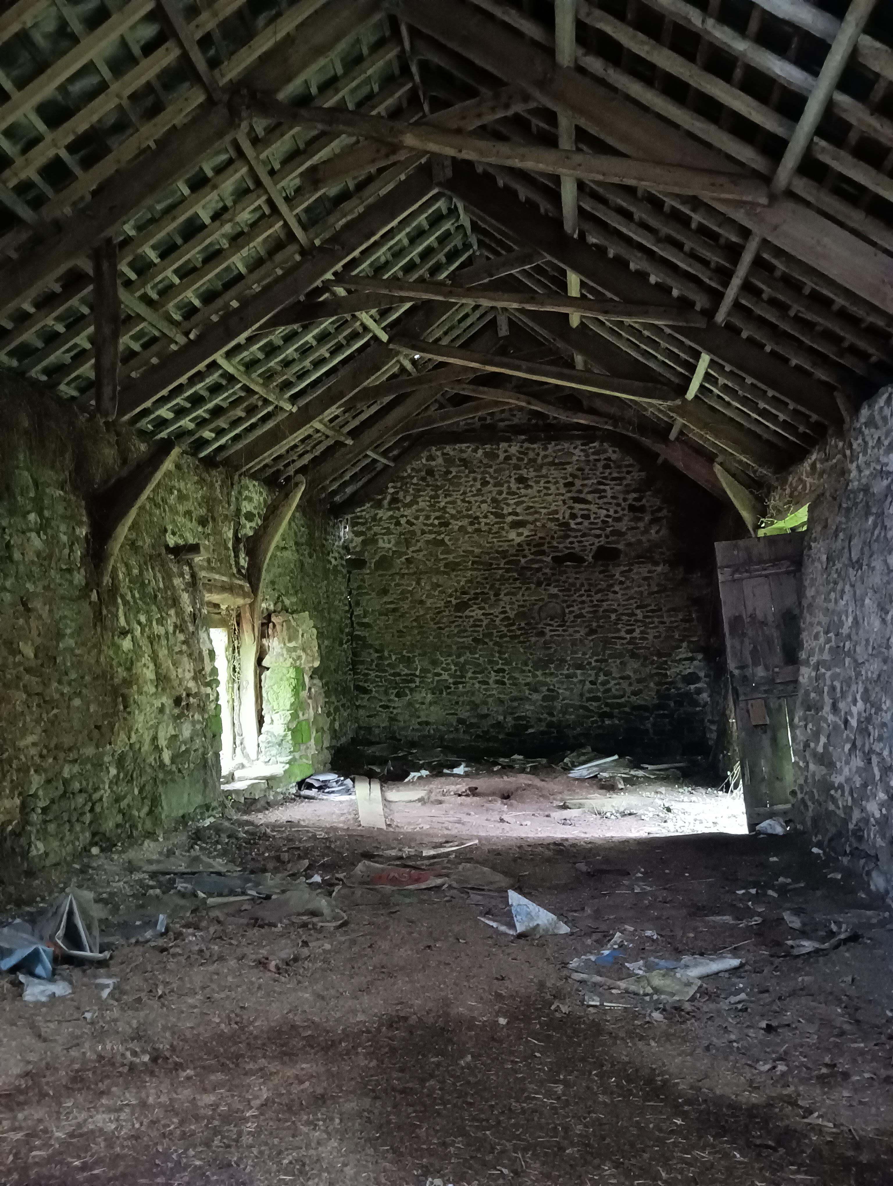 Inside Clampitts Barn