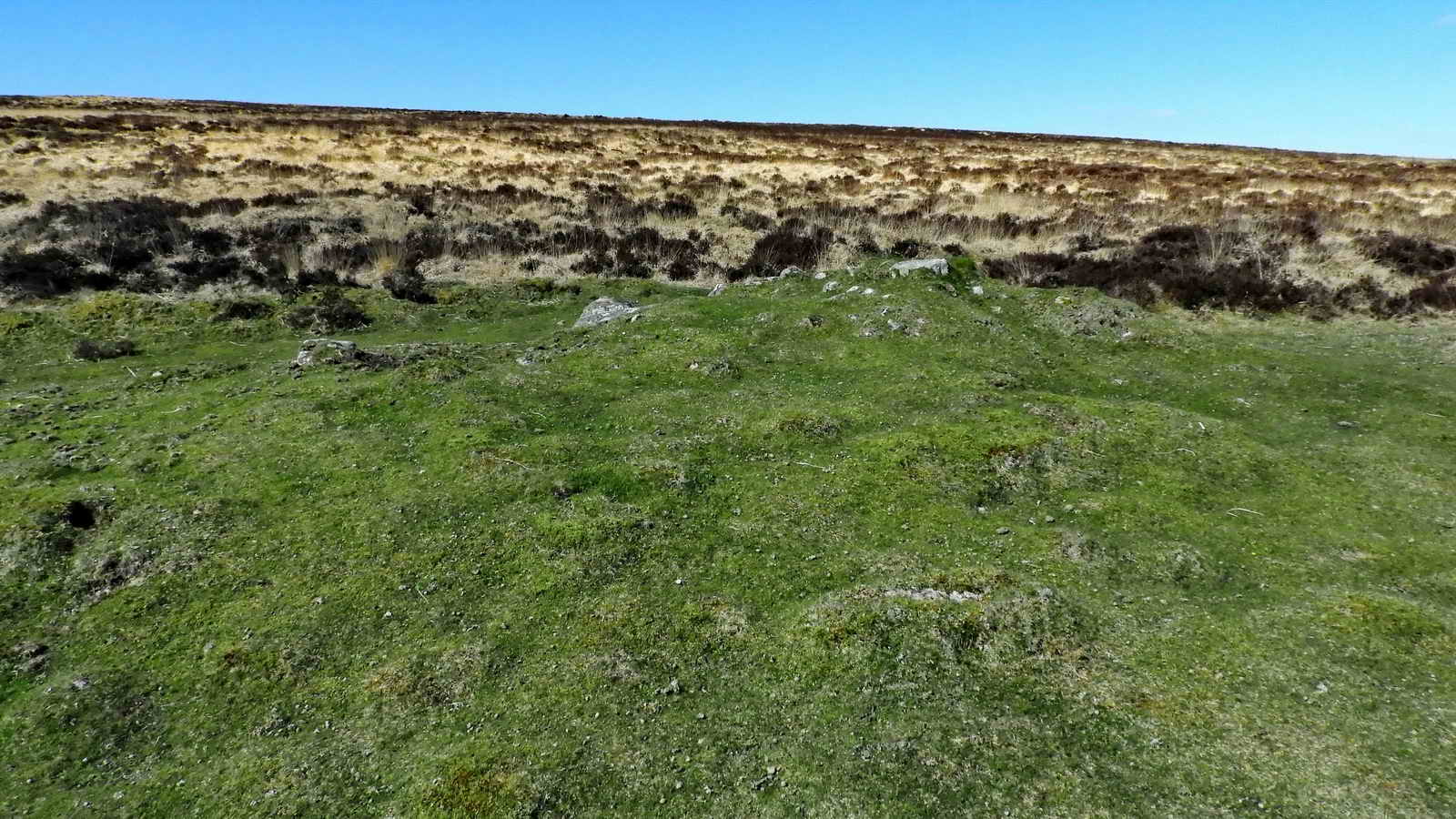 This open green area is not King’s Oven - it is the site of an old building. SX 67531 81367