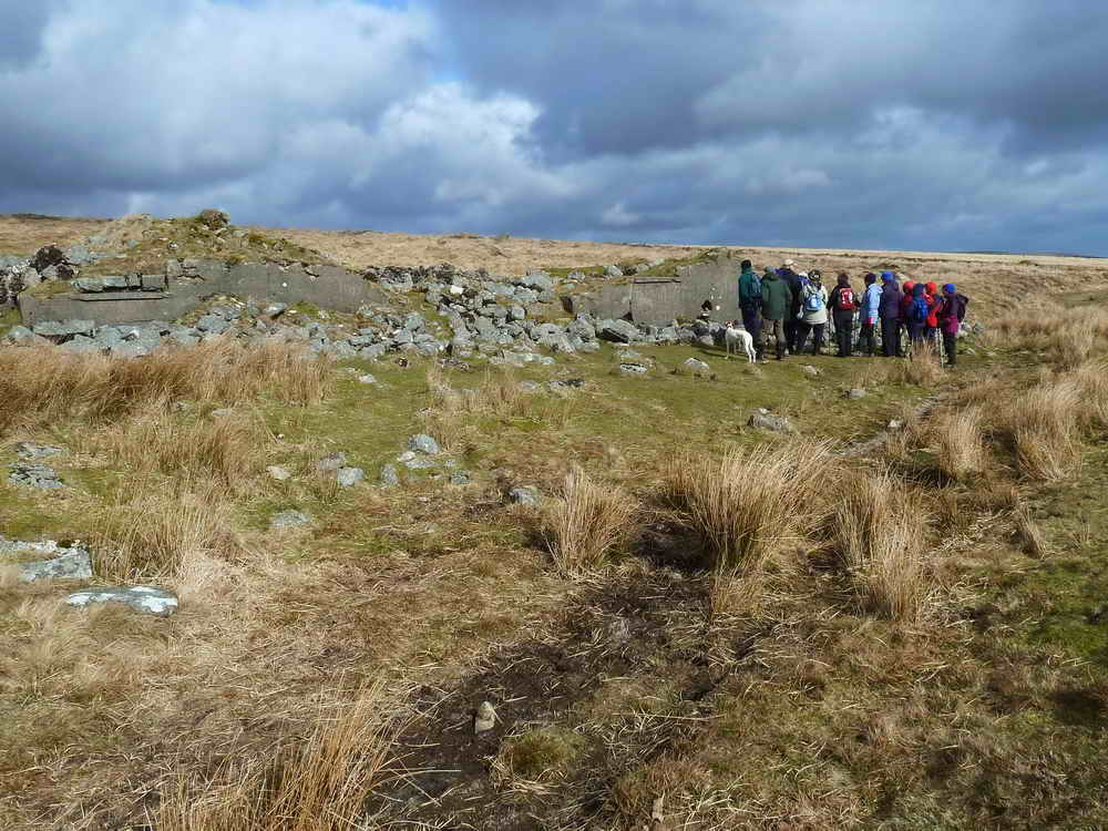 Moor Strollers group listening to stories of how the mine operated (2011)