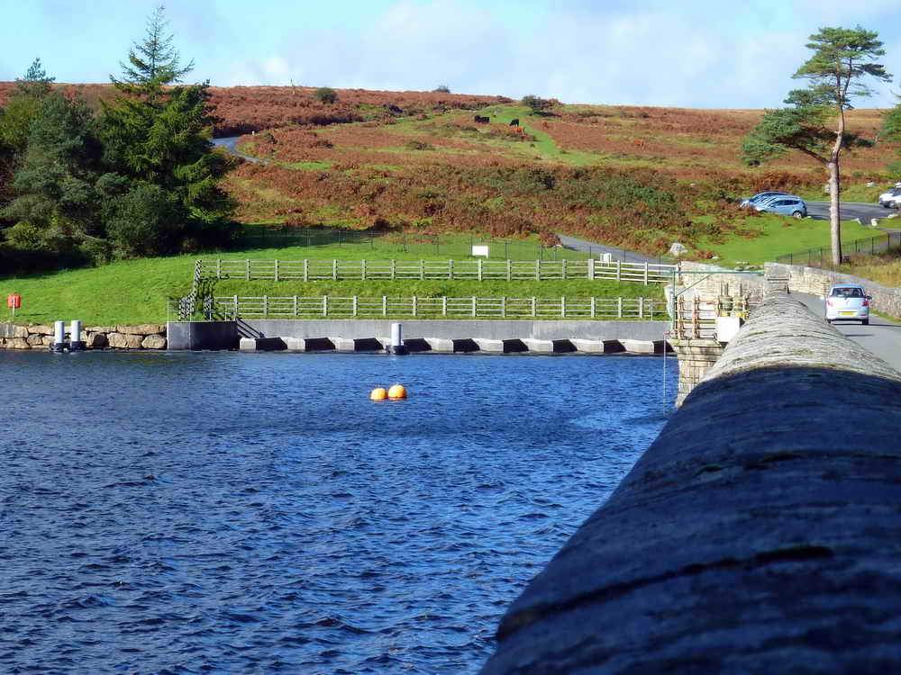 A view of the 2009 spillway in sunshine!